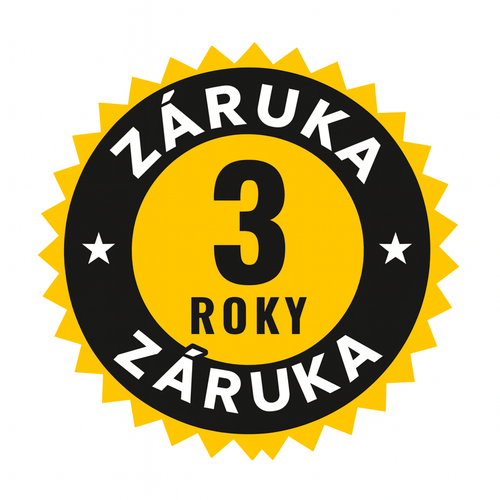 3 roky záruky zdarma